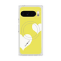 Premium Square Case with Pixelsnap［ Two Hearts - Yellow ］