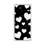 Premium Square Case with Pixelsnap［ Dot Hearts - Black ］