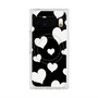 Premium Square Case with Pixelsnap［ Dot Hearts - Black ］