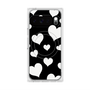 Premium Square Case with Pixelsnap［ Dot Hearts - Black ］