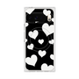 Premium Square Case with Pixelsnap［ Dot Hearts - Black ］