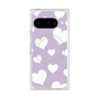Premium Square Case with Pixelsnap［ Dot Hearts - Purple ］