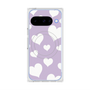 Premium Square Case with Pixelsnap［ Dot Hearts - Purple ］