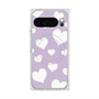 Premium Square Case with Pixelsnap［ Dot Hearts - Purple ］