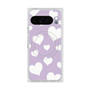 Premium Square Case with Pixelsnap［ Dot Hearts - Purple ］