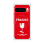 Premium Square Case with Pixelsnap［ FRAGILE - Red ］