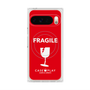 Premium Square Case with Pixelsnap［ FRAGILE - Red ］
