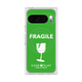 Premium Square Case with Pixelsnap［ FRAGILE - Green ］