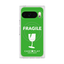 Premium Square Case with Pixelsnap［ FRAGILE - Green ］