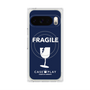 Premium Square Case with Pixelsnap［ FRAGILE - Navy ］
