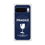 Premium Square Case with Pixelsnap［ FRAGILE - Navy ］