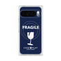 Premium Square Case with Pixelsnap［ FRAGILE - Navy ］