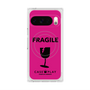 Premium Square Case with Pixelsnap［ FRAGILE - Pink ］
