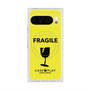 Premium Square Case with Pixelsnap［ FRAGILE - Yellow ］