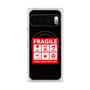 Premium Square Case with Pixelsnap［ FRAGILE Sticker - Black ］