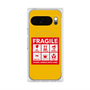 Premium Square Case with Pixelsnap［ FRAGILE Sticker - Yellow ］