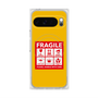 Premium Square Case with Pixelsnap［ FRAGILE Sticker - Yellow ］