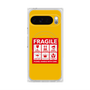 Premium Square Case with Pixelsnap［ FRAGILE Sticker - Yellow ］