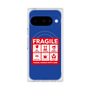 Premium Square Case with Pixelsnap［ FRAGILE Sticker - Blue ］