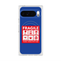 Premium Square Case with Pixelsnap［ FRAGILE Sticker - Blue ］