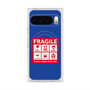 Premium Square Case with Pixelsnap［ FRAGILE Sticker - Blue ］