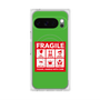 Premium Square Case with Pixelsnap［ FRAGILE Sticker - Green ］