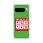 Premium Square Case with Pixelsnap［ FRAGILE Sticker - Green ］