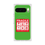 Premium Square Case with Pixelsnap［ FRAGILE Sticker - Green ］