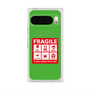 Premium Square Case with Pixelsnap［ FRAGILE Sticker - Green ］