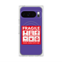 Premium Square Case with Pixelsnap［ FRAGILE Sticker - Purple ］