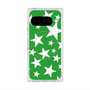Premium Square Case with Pixelsnap［ Stars - Green ］