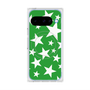 Premium Square Case with Pixelsnap［ Stars - Green ］