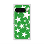 Premium Square Case with Pixelsnap［ Stars - Green ］