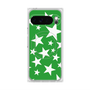 Premium Square Case with Pixelsnap［ Stars - Green ］