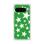 Premium Square Case with Pixelsnap［ Stars - Green ］