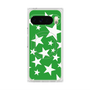Premium Square Case with Pixelsnap［ Stars - Green ］