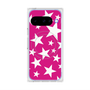 Premium Square Case with Pixelsnap［ Stars - Pink ］