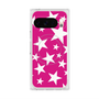 Premium Square Case with Pixelsnap［ Stars - Pink ］