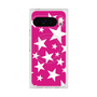 Premium Square Case with Pixelsnap［ Stars - Pink ］