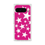 Premium Square Case with Pixelsnap［ Stars - Pink ］