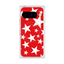 Premium Square Case with Pixelsnap［ Stars - Red ］