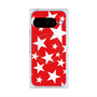 Premium Square Case with Pixelsnap［ Stars - Red ］