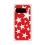 Premium Square Case with Pixelsnap［ Stars - Red ］