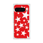 Premium Square Case with Pixelsnap［ Stars - Red ］