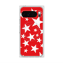 Premium Square Case with Pixelsnap［ Stars - Red ］