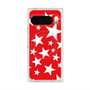 Premium Square Case with Pixelsnap［ Stars - Red ］