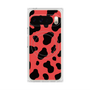 Premium Square Case with Pixelsnap［ Cow - Red ］