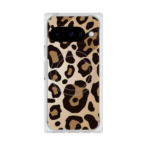 Premium Square Case with Pixelsnap［ Leopard - Yellow ］
