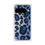 Premium Square Case with Pixelsnap［ Leopard - Blue ］