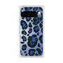 Premium Square Case with Pixelsnap［ Leopard - Blue ］